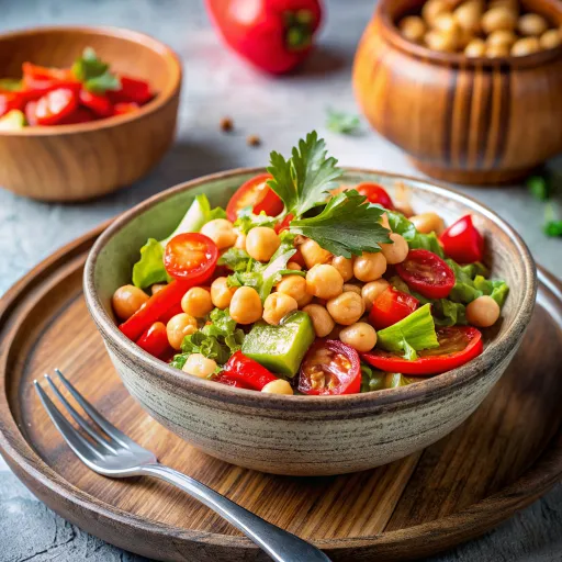 Nohut ve Renkli Sebze Cümbüşü